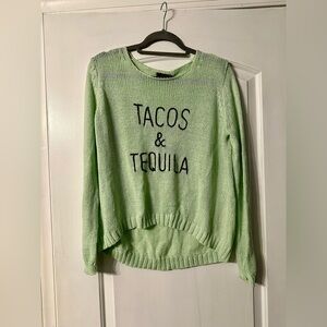 Scout & mollys tacos and tequila sweater nwt